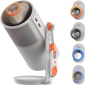 XGIMI MoGo 4 met Creatieve Filters – Draagbare Beamer – 360° Rotatie – Draadloze Projector – Harman Kardon Speakers – Voor Binnen en Buiten – Zilver