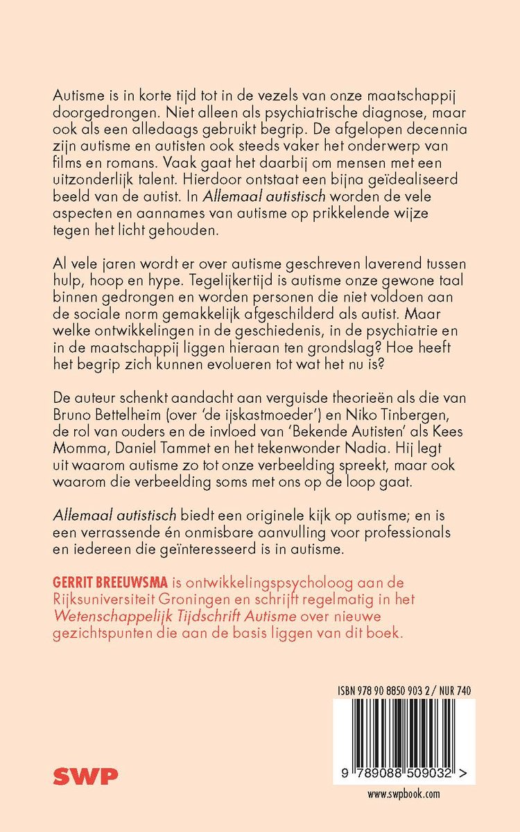 Allemaal autistisch - back cover