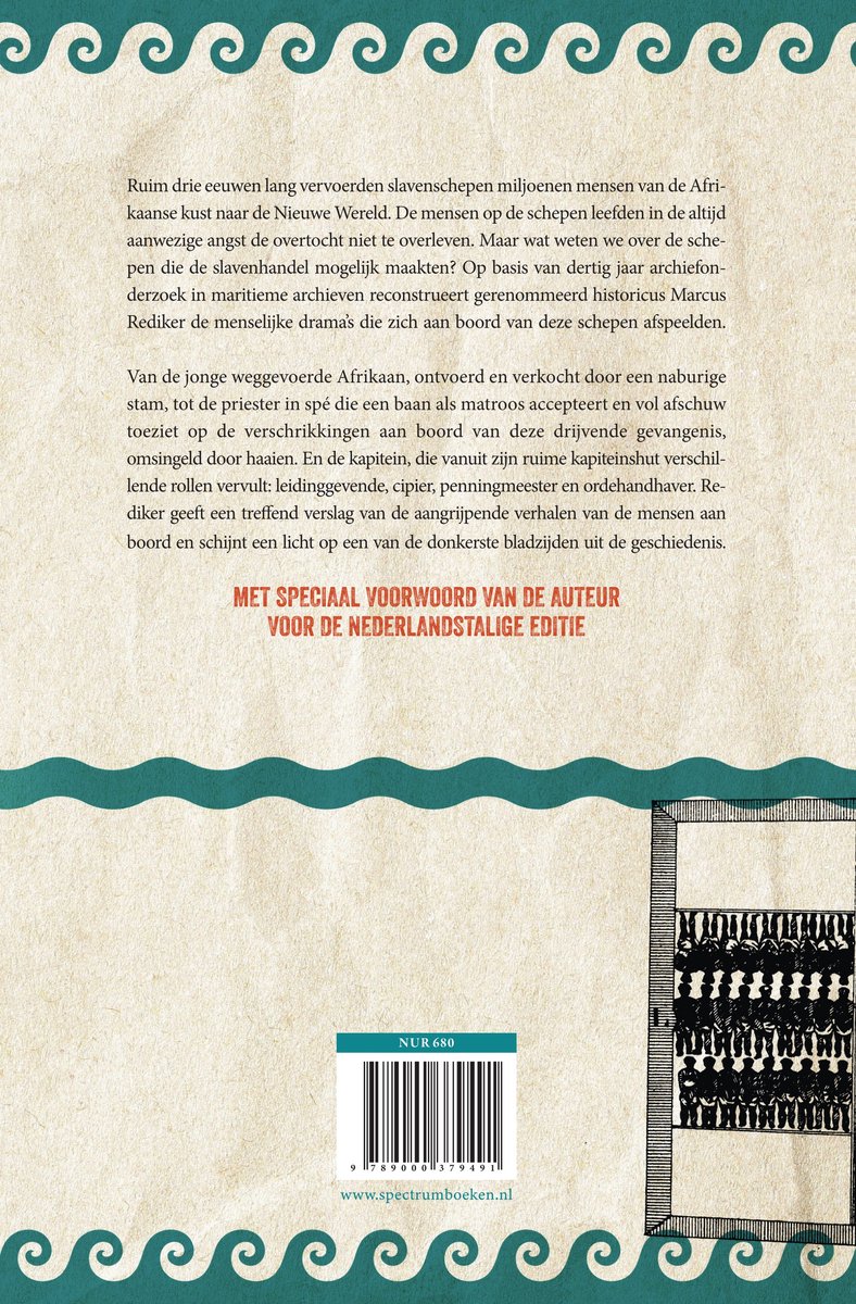 Het slavenschip - back cover