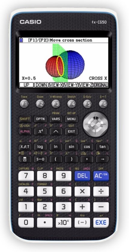 Casio fx-CG50 - Grafische rekenmachine - LCD kleurenscherm - Voorzien van Nederlandse examenstand