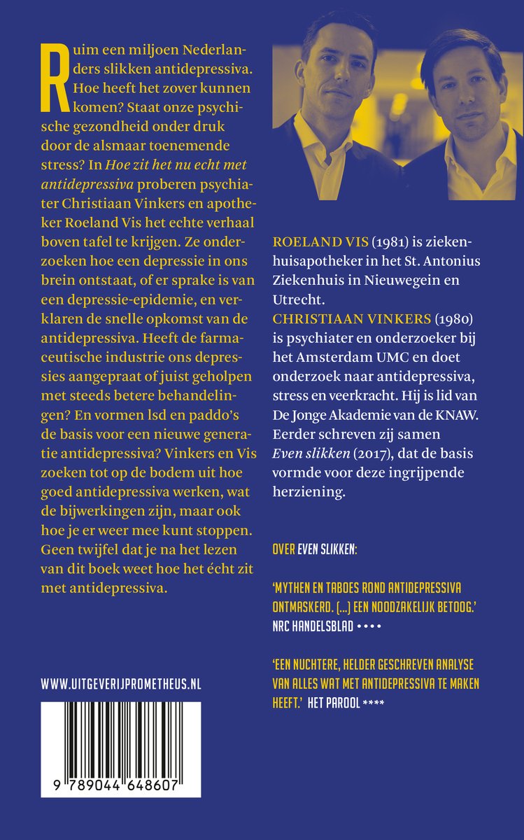 Hoe zit het nu echt met antidepressiva - back cover