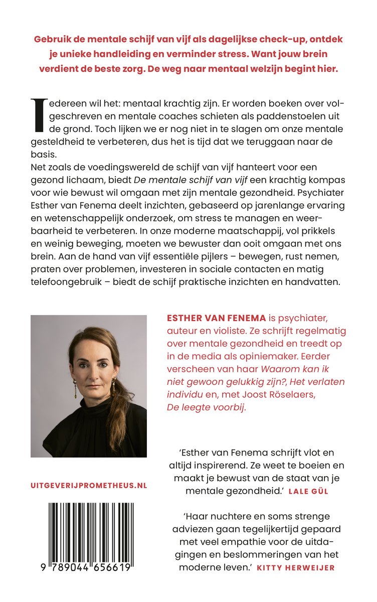 De mentale schijf van vijf - back cover