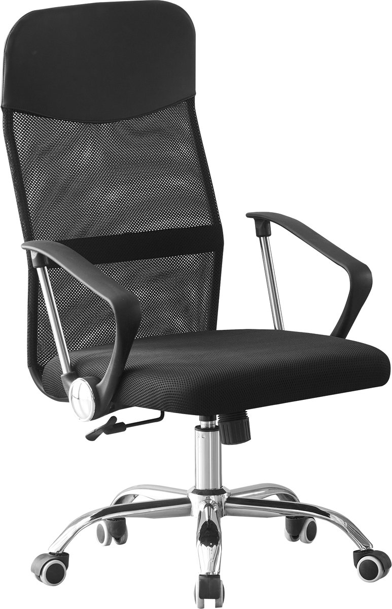 Luxury4Home TIVO - Bureaustoel - Mesh - Zwart - TILT Mechanisme