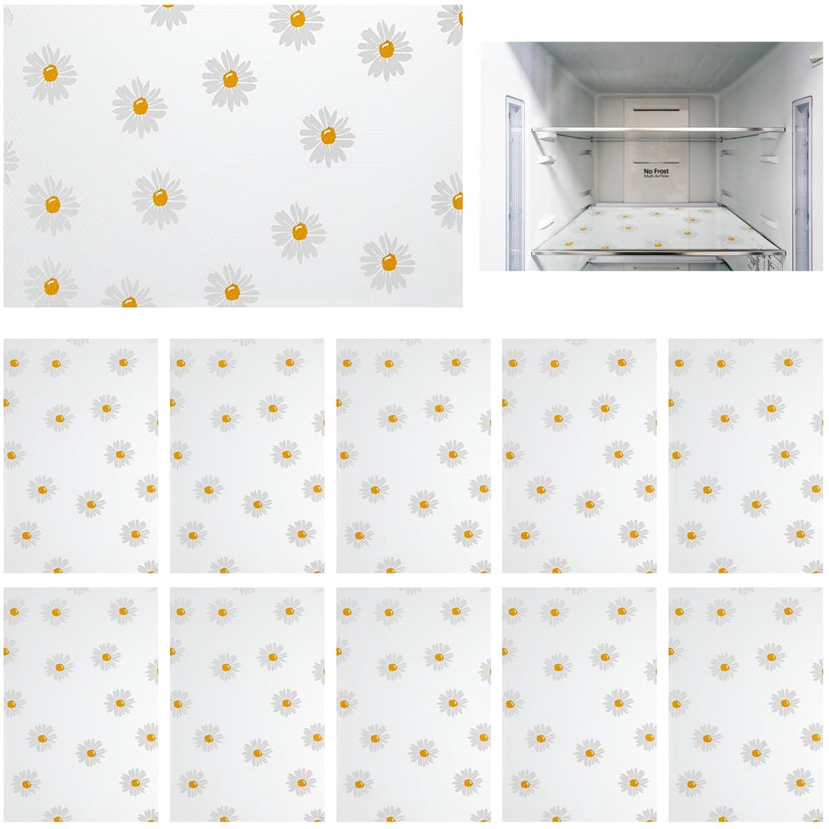 Ibenzoa® Multifunctionele Koelkastbescherming: 10 Stuks Antislip Matten voor Diverse Gebruiksscenario's