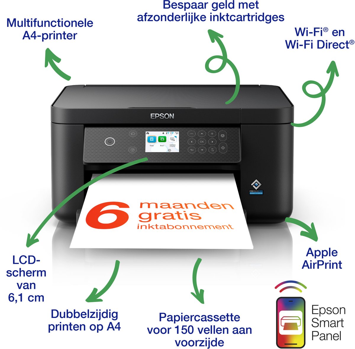 Epson Expression Home XP-5200 - All-In-One Printer - Geschikt voor ReadyPrint – foto 2
