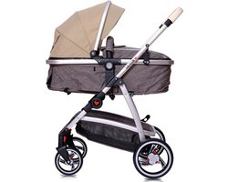Lalalux Babyboomer - lichtgewicht multifunctionele kinderwagen, complete set, opvouwbaar, sportief, dubbele vering, voor kinderen tot 36 maanden