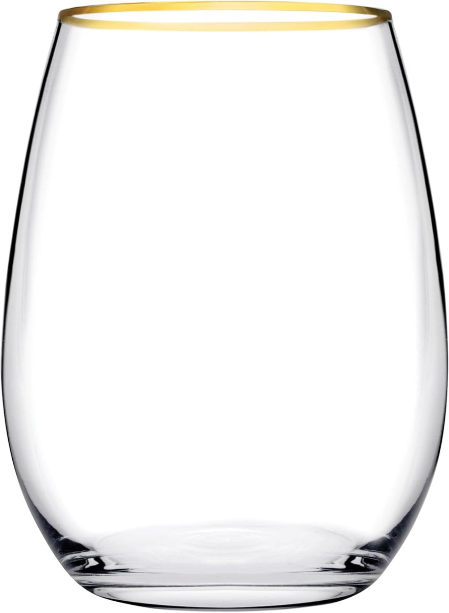 Pasabahce Golden Touch Amber Waterglas 42,5 cl - 6 stuks