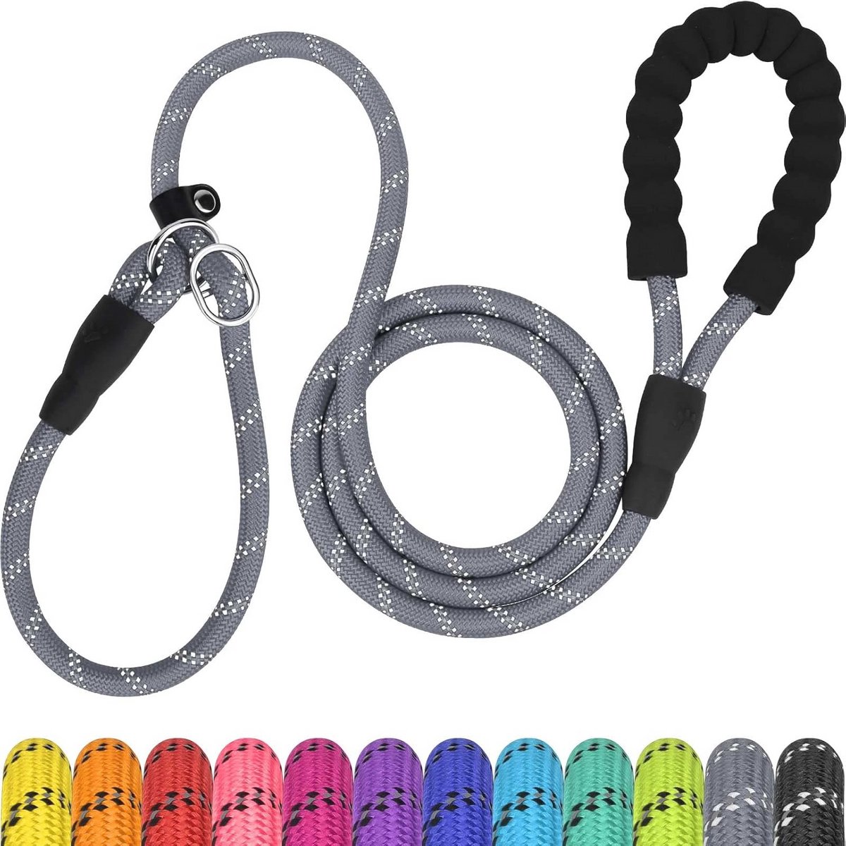 Hondenriem 1.8M met Reflectoren en Comfortabele Grip voor Training en Wandelen