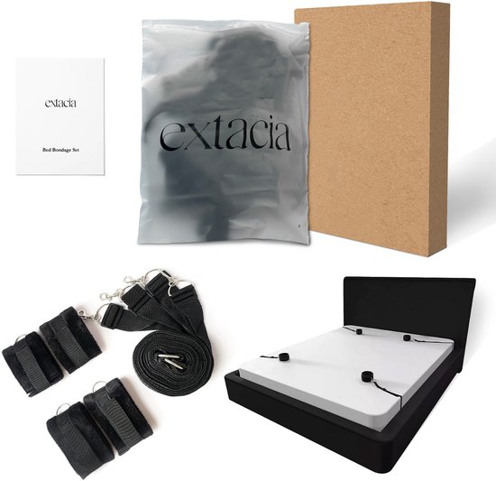 Extacia BDSM Bed Handboeien - Matras SM Set - Bondage Handboeien Set - Handboeien - Sex Toy voor Koppels - Seksspeeltje