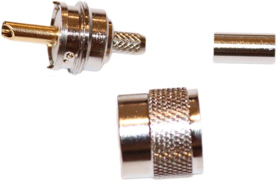 TUOLNK PL259-kabel RG58 CB radiokabel 6,6ft (2 m) SO239 UHF-stekker naar stekker verlengkabel verliesarme zwarte HF coaxkabel PL 259 coaxkabel voor tweeweg radio draadloze LAN-apparaten
