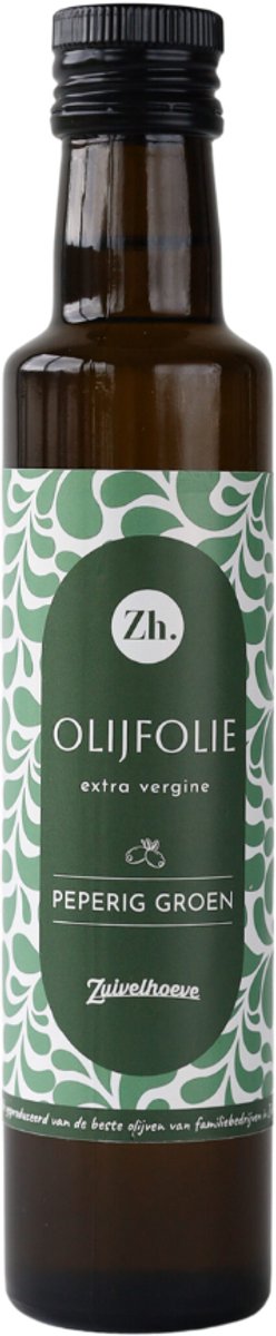 Zuivelhoeve Olijfolie Peperig 250 ml - Olijfolie extra vierge - Olijfolie fles - Smaakmaker