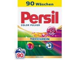 Persil Waspoeder Color - Wasmiddel - Gekleurde Was - Krachtige Vlekverwijdering - Hygiënische frisheid - Grootverpakking - 90 Wasbeurten
