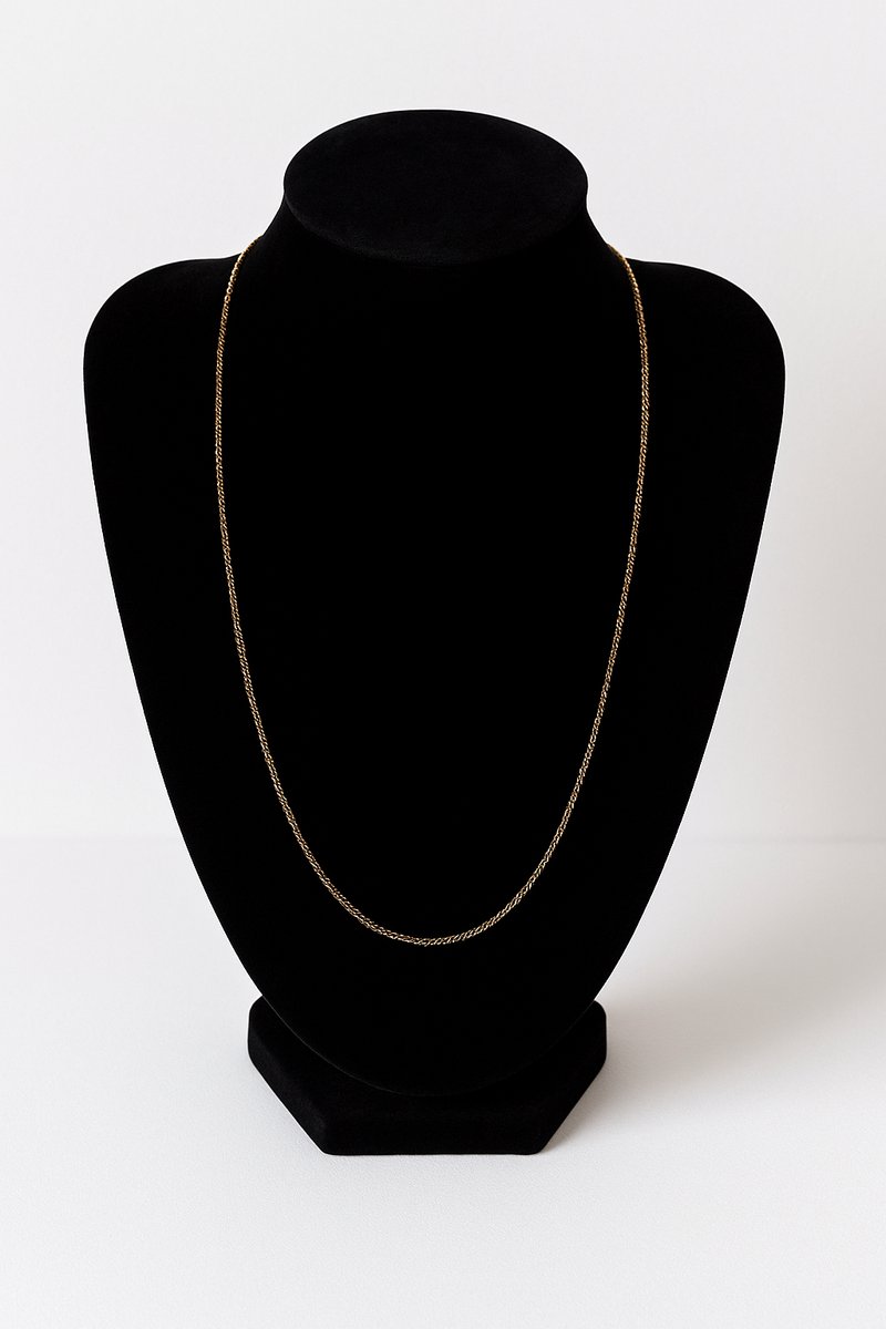 Aurélia Fijne Ketting Verguld goud Goudkleurige Gourmet lengtecollier, 42 cm, voor dames