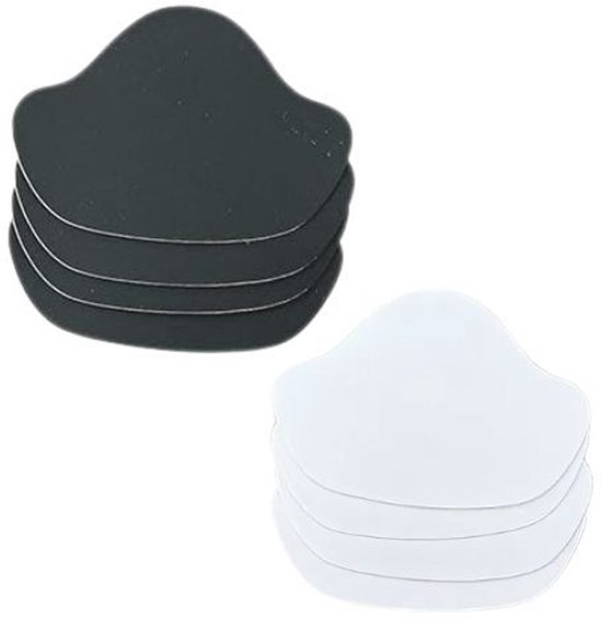 Zelfklevende Hielvoering Wit- 6 Stuks - Hiel Reparatie - Schoen Reparatie Set - Hielbeschermers - Hak beschermers - Hielzooltjes - Voetverzorging