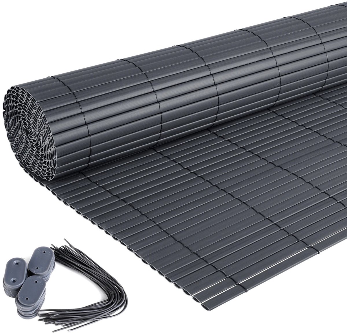 Privacy Scherm - Rol 300x100CM - Schermrol - Privacy Mat - PVC - Zon - Privacy Scherm - Vouwscherm - Privacy - Tuin - Terras - Slaapkamer