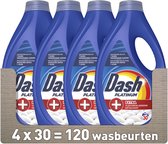 Lessive liquide Dash Platinum + Détachant Extra - 4 x 30 lavages
