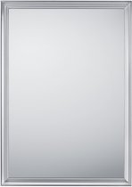 Spiegel - Trio Alara - Ingelijste Wandspiegel - 50x70cm - Kunststof - Zilver