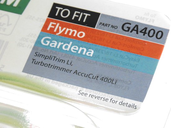 20x ALM maaimessen geschikt voor Gardena - Accutrimmer ComfortCut Turbotrimmer EasyCut RotorCut - grastrimmer mesjes - kantenmaaier trimmer reservemessen — afbeelding 3