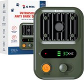 JC Pets Appareil Anti-Aboiement à Ultrasons MAX - Fonctionnement Rechargeable & Automatique - Sans Choc + Résistant à l'Eau - Pour Tous Les Chiens - Intérieur & Extérieur - Portée 20m + 3 Modes