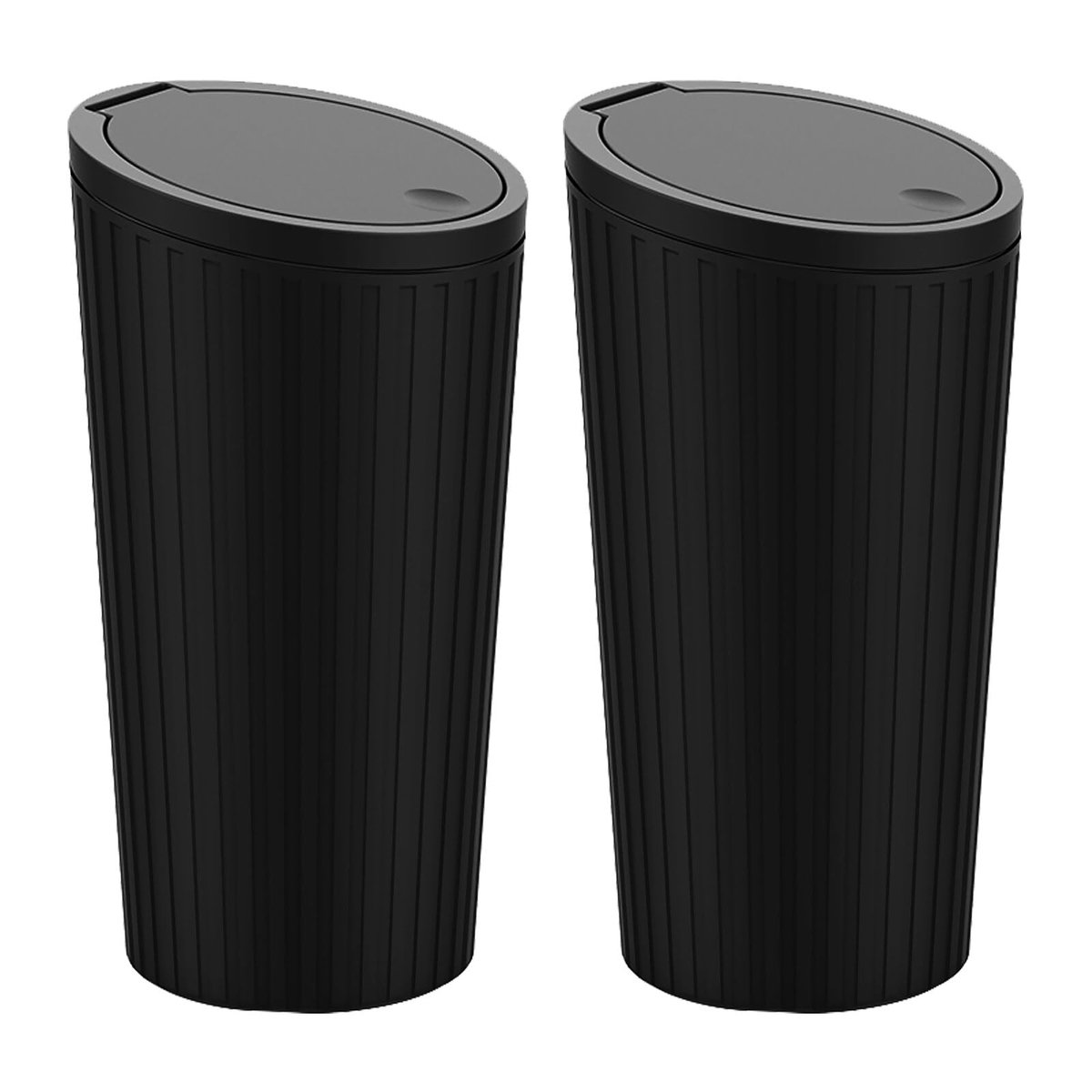 Ibenzoa® Compacte en Stijlvolle Mini-Vuilnisemmer voor Auto's en Thuisgebruik - Set van 2 Stuks