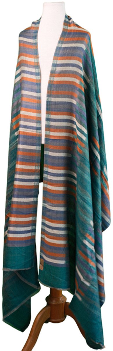 N3 Collecties Dames Zacht Fine Wol Cashmere Sjaal:Groen