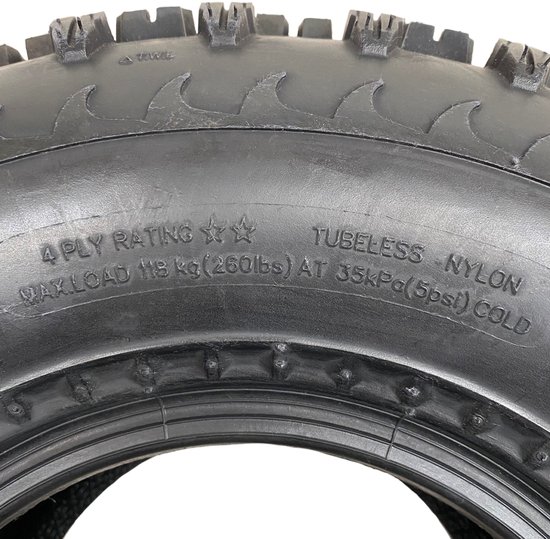 Liserés Slasher ATV 20 x 10.00-9 Wanda P336 homologués pour la route ( Set de 4)