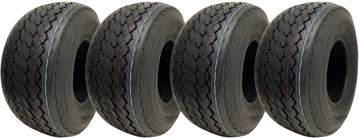 18x8,50-8 golfkarbanden, 4-laags, voor gras/kunstgras, Wanda P509 Fairway (set van 4)
