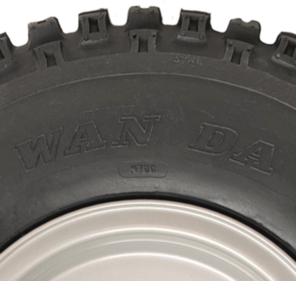 18x9,50-8 ATV/quad-aanhangwagenkit met noppenbanden, naaf en kortassen, draagvermogen 204 kg