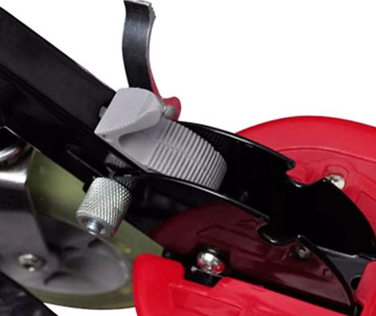 Elektrische step met zitje 120W, 12 km/u, inklapbaar frame, geschikt voor kinderen vanaf 6 jaar, 50 kg draagvermogen, rood - Afbeelding 5