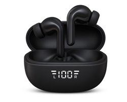 Yurda - Draadloze oordopjes - Wireless earphones - Bluetooth oortjes - Draadloze oortjes - Zwart