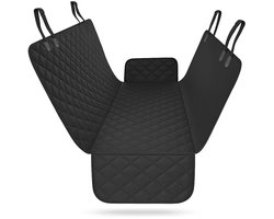 Hondendeken Auto Achterbank & Kofferbak – Waterdichte Beschermhoes 137x147 CM – Hondenkleed voor Auto – Anti-Slip & Krasbestendig – Zwart