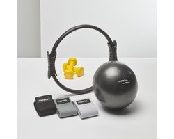 Mambo Max Complete Pilates Set - Pilates Ring, Pilates Bal, Fabric Loops & Dumbbells voor Thuistraining