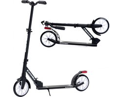 BLACKWHEELS ZOOM Foldable Scooter - Opvouwbare Step - Voor volwassenen - ABEC-7 - 200 mm PU Wheels - Voetrem - Black