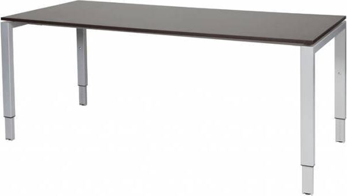 Verstelbaar Bureau - Domino 180x80 logan - alu frame