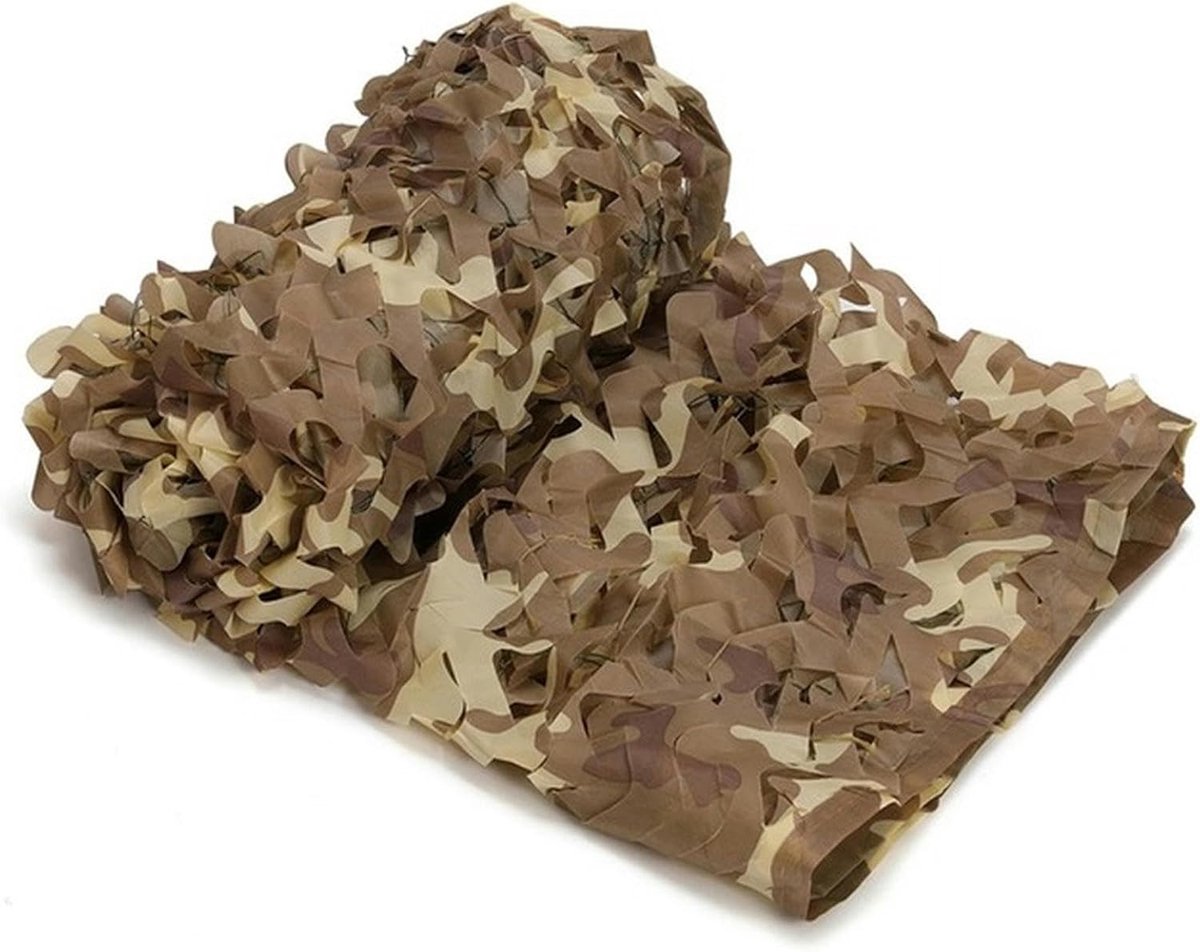 5x2 meter camouflage net bruin