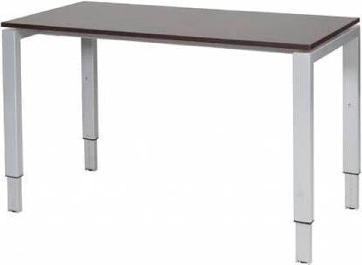 Verstelbaar Bureau - Domino 120x60 logan - alu frame