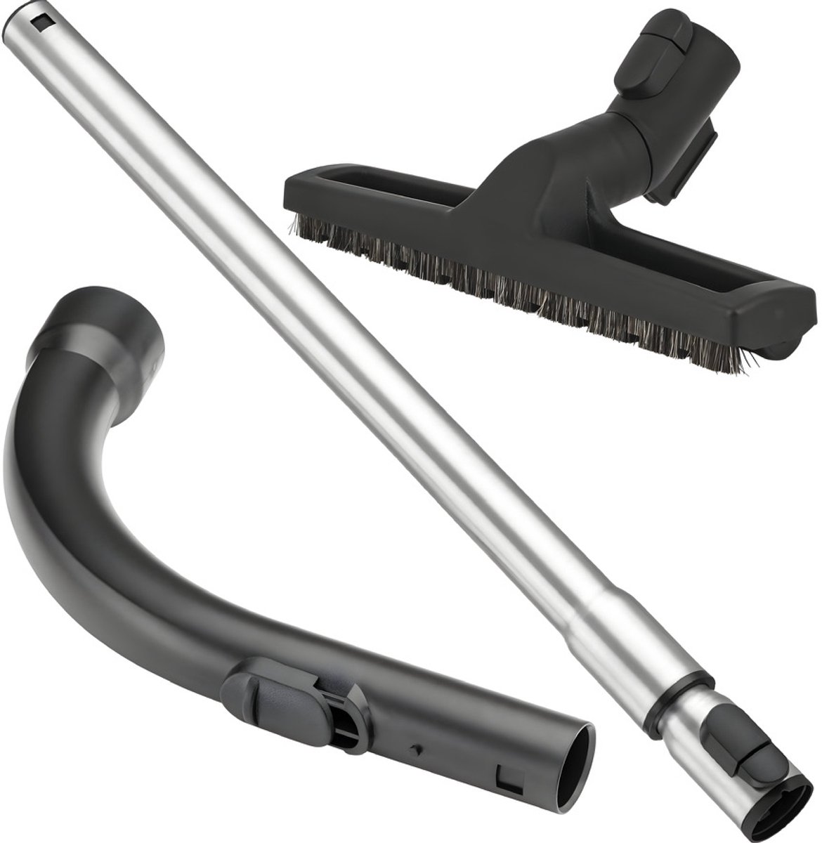 DEGG - 3-Delige stofzuiger set - Geschikt voor Miele - Telescoopbuis + Parket zuigmond + Pistoolgreep - Geschikt voor alle Miele modellen - 35mm