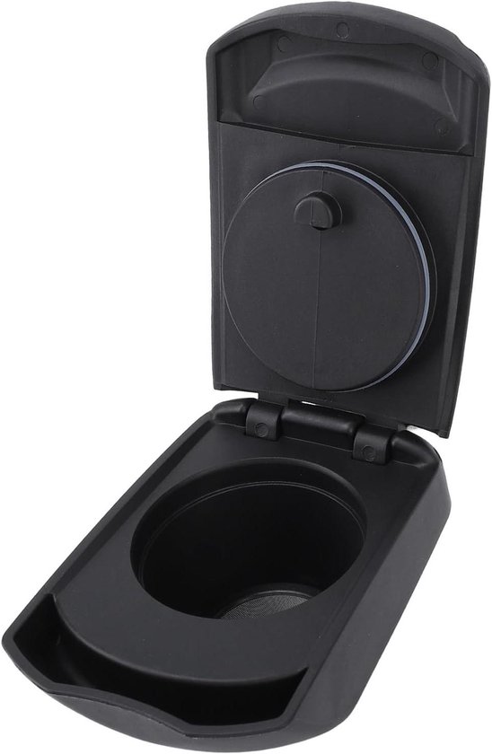 Foto: Kitchenbrothers capsulehouder koffiecups houder geschikt voor nespresso 42 cups draaibaar rvs