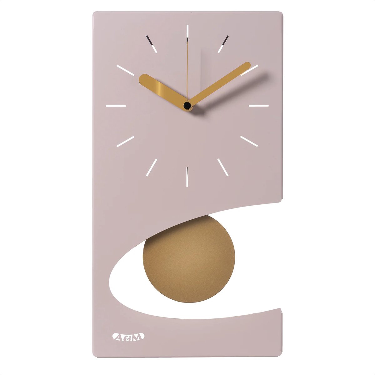 Wandklok met slinger MODERN DESIGN