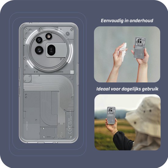 Coque souple en TPU Cazy pour Nothing Phone (3a) Pro - Transparente