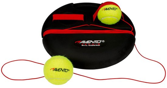 Avento Tennis Trainer - Zwart/Fluorgeel | bol.com