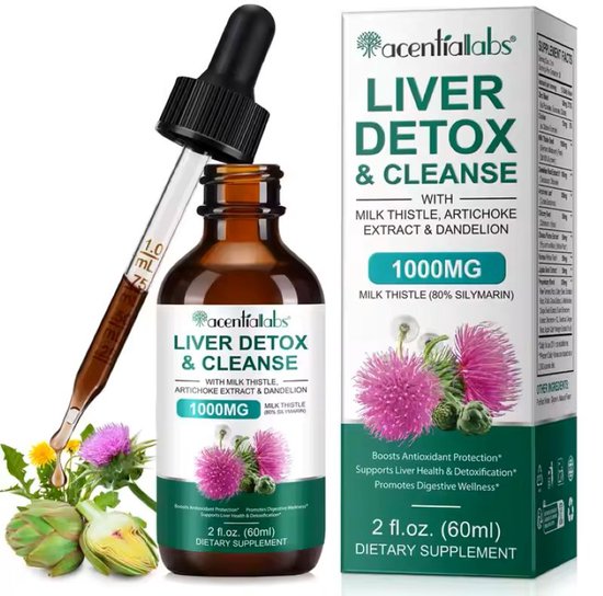 Complément Alimentaire Chardon-Marie 1000mg - Détox Foie - 30/60/120 Gélules - Bunkell