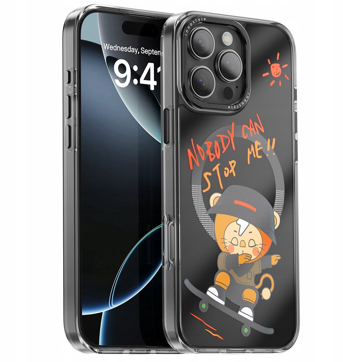 Innostyle Magnetische Hoes Verstevigd Hoesje Voor Magsafe Iphone 16 Pro Max