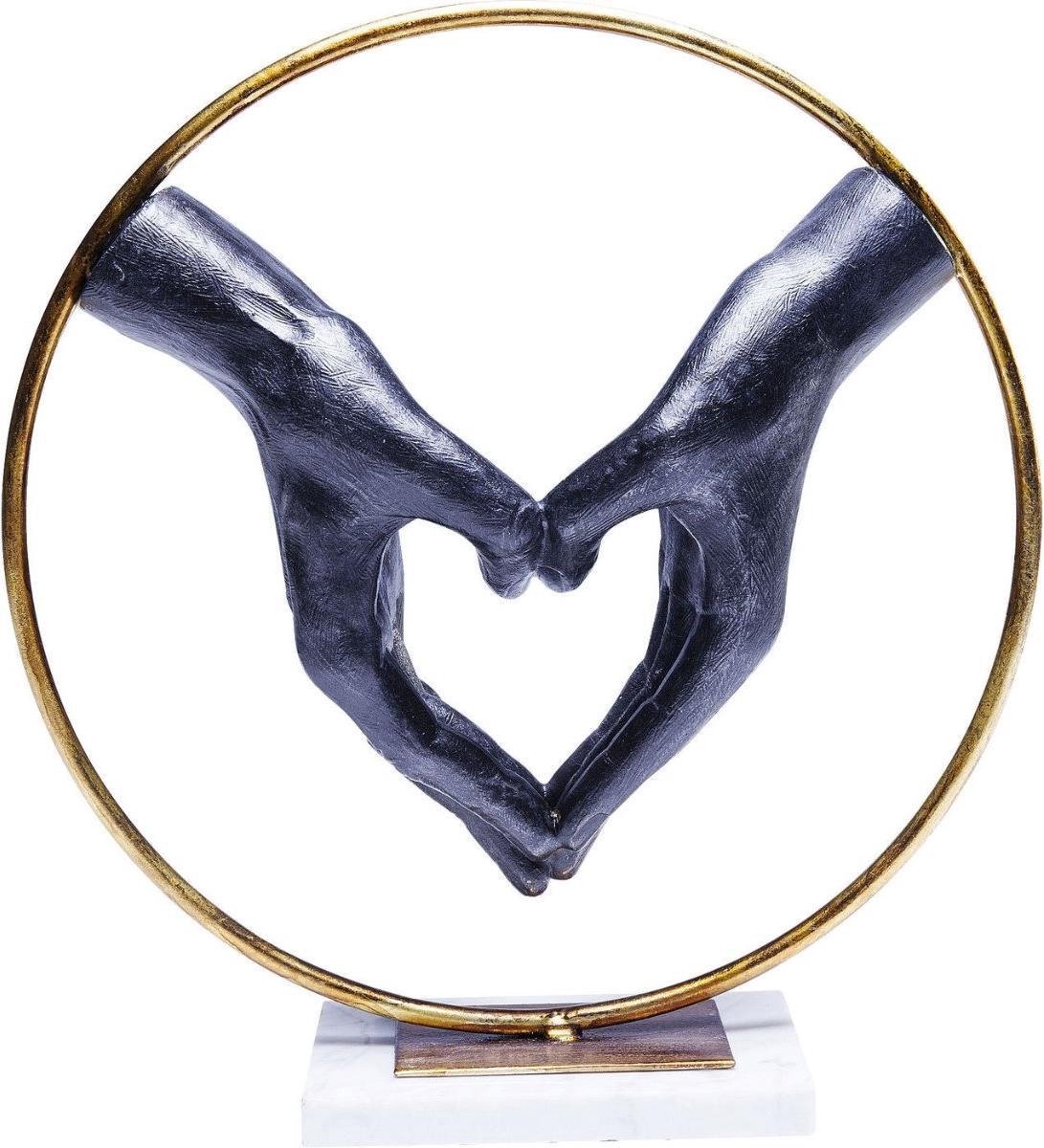 Kare Decofiguur Elements Heart Hand