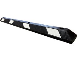 Ri-Traffic varkensrug - wit zwart - inclusief montageset | 183 cm