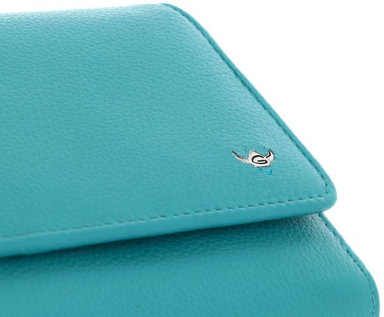 Golden Head Cuir porte-monnaie Madrid RFID Protect RV-Börse 3316 Türkis turquoise