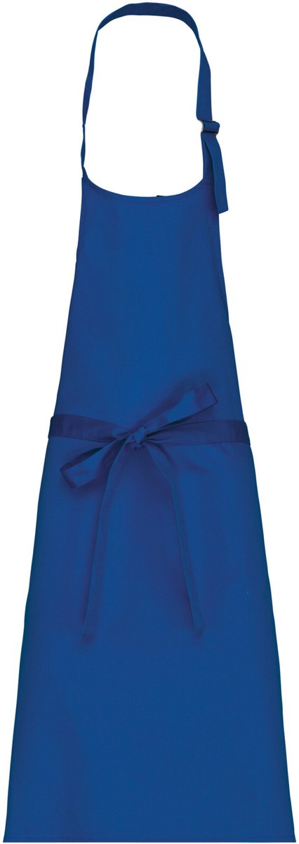 Schort/Tuniek/Werkblouse Unisex One Size Kariban Royal Blue 35% Katoen, 65% Polyester