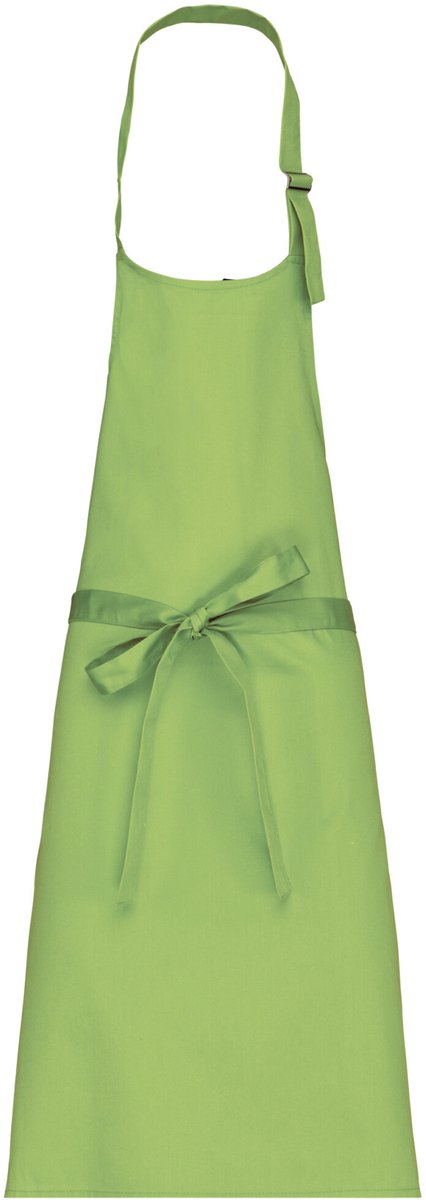 Schort/Tuniek/Werkblouse Unisex One Size Kariban Lime 35% Katoen, 65% Polyester