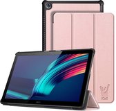 Huawei M5 10.8 inch Hoes - Smart Book Case Hoesje van iCall - Roségoud