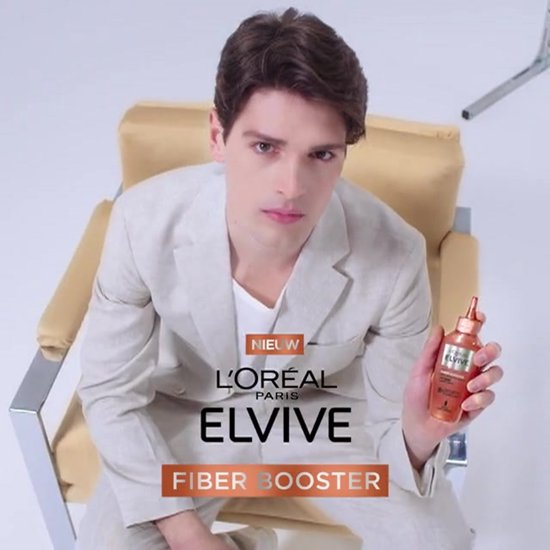 L'Oréal Paris Elvive Fiber Booster Anti-Haaruitval Shampoo - Vermindert haaruitval - Haarverzorging voor breekbaar haar met neiging tot afbreken en uitvallen - Shampoo Voordeelverpakking 3x 200ml